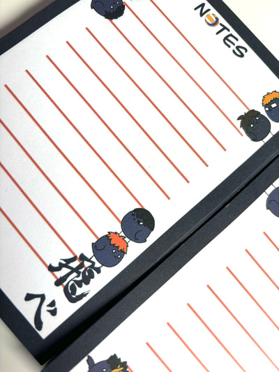 Bloc-Notes Haikyuu - défauts aléatoires