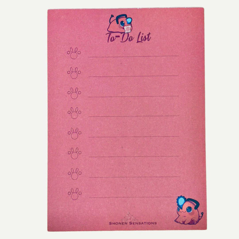 Bloc-notes A6 - To-Do List Saw Dog
