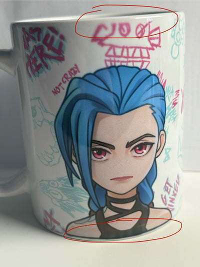 Mug 3 - quelques bavures et fading
