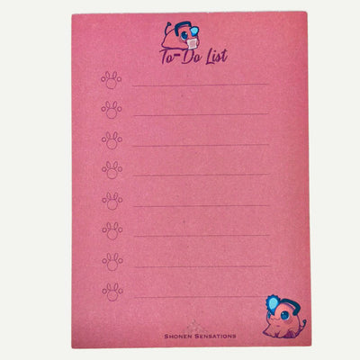 Bloc-notes A6 - To-Do List Saw Dog