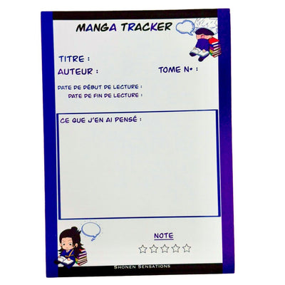 Bloc-notes A6 - Manga Tracker SatoSugu